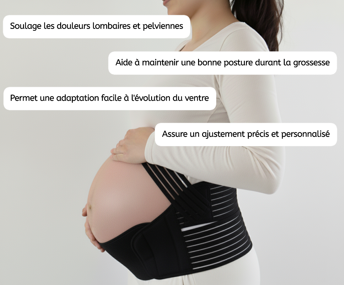 Ceinture de grossesse ergonomique et confortable
