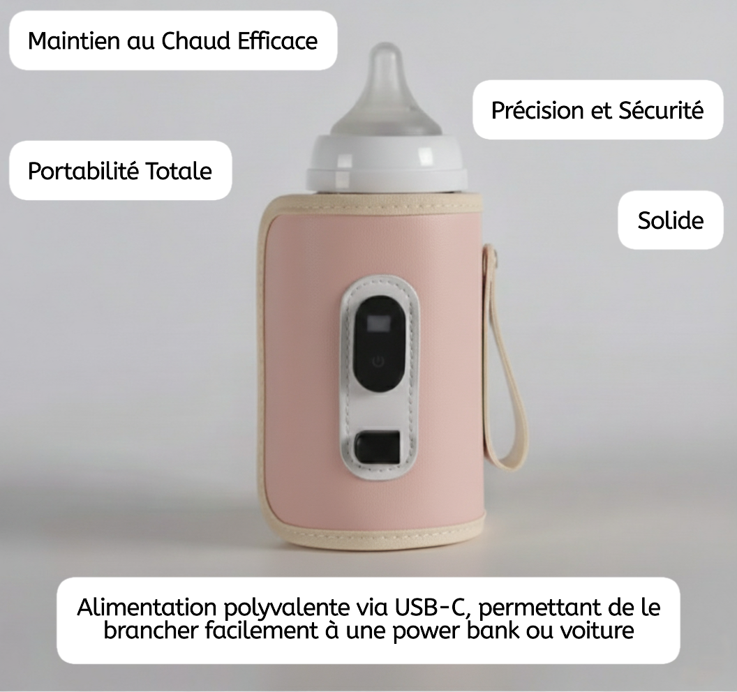 Chauffe-biberon/Maintien au chaud portable