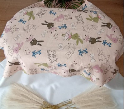 Couverture d’allaitement en coton imprimé tendance